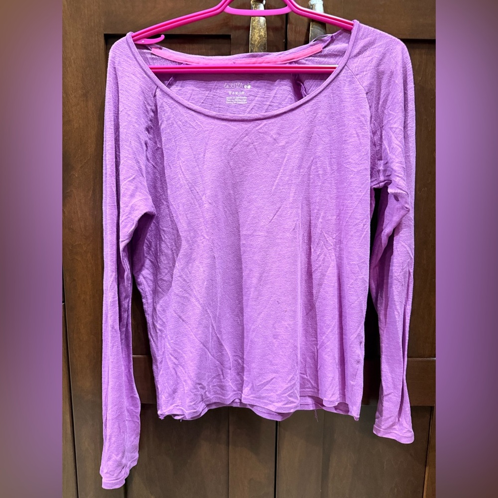 La SENZA Lavender medium Long Sleeve Top